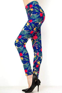 2157 Blue Hawaii LEGGINGS JV-E23C
