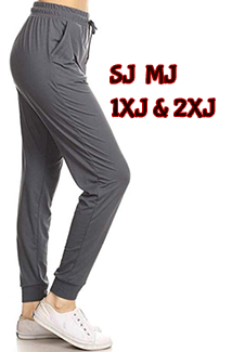 2159 SOLID Charcoal JOGGERS JV-J1