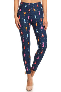 2183 Seahorses LEGGINGS JV-D32B