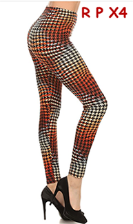 2184 Houndstooth Delusion LEGGINGS JV-C34C
