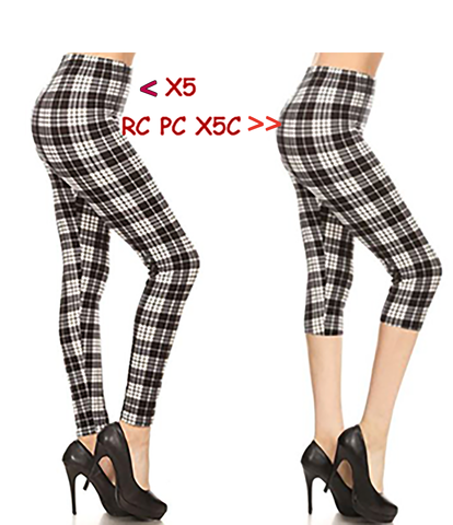 2206 Checkerboard Plaid LEGGINGS or CAPRI JV-D26B