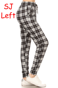 2206j Checkerboard Plaid JOGGERS