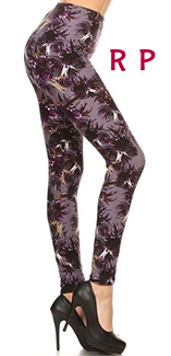 2253 Ferned Shadows LEGGINGS JV-C41A