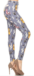2263 Blushing Llamas LEGGINGS JV-J34C