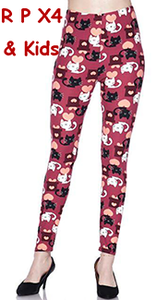 2264 More Cats LEGGINGS or KIDS JV-K19C
