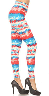 2284 Rocket Pop Tie Dye LEGGINGS JV-H36C