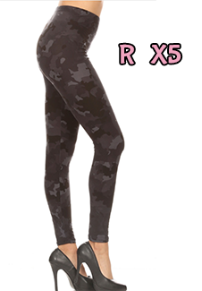 2288 Black and Grey Camo LEGGINGS JV-C29A