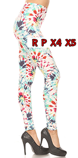 2289 Rainbow Splatter TD LEGGINGS JV-D19C