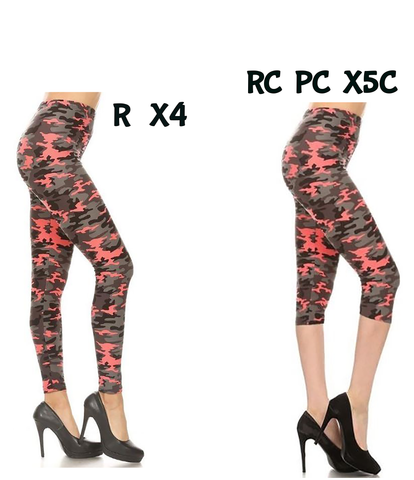 2290 Desert Rose Camo LEGGINGS JV-D31C