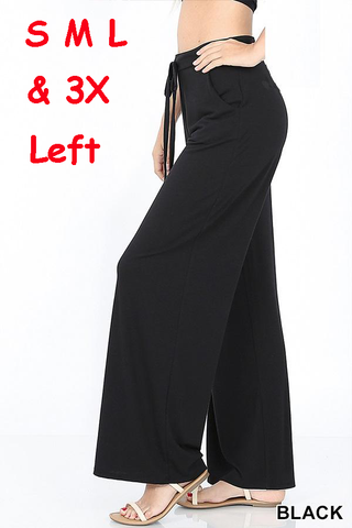 2385 PREM LOUNGERS w/ Pockets in BLACK JV-N82B