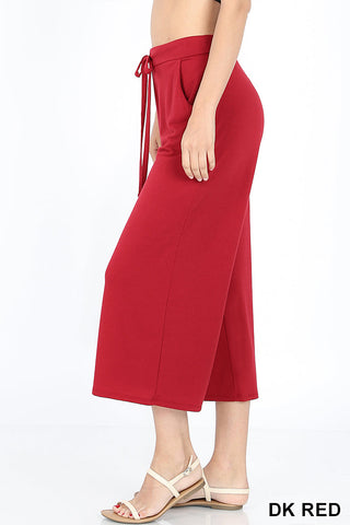 2397 PREM CAPRI LOUNGERS w/ Pockets in DK RED JV-N62B