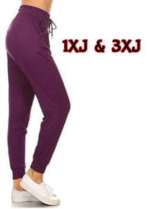 2422 SOLID Purple JOGGERS JV-M81A