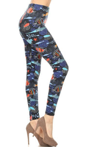 2425 Coral Reef LEGGINGS or CAPRIS JV-K36