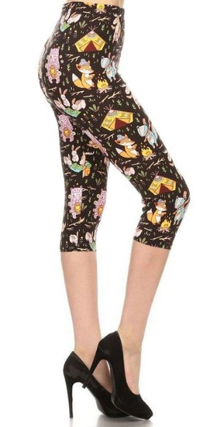 2442 Camping Buddies LEGGINGS or CAPRI JV-G31C