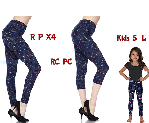 2440 Constellations LEGGINGS or CAPRI or KIDS JV-G23C