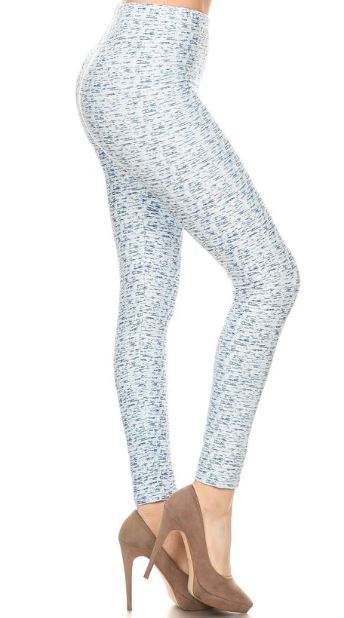 2441 Heathered Blue LEGGINGS JV-H16C