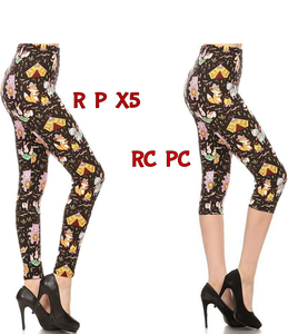 2442 Camping Buddies LEGGINGS or CAPRI JV-G31C