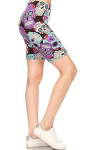 2446s SHORTS Some Purple Skulls JV-T37TL