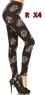2467 Xray Owls LEGGINGS JV-G10C