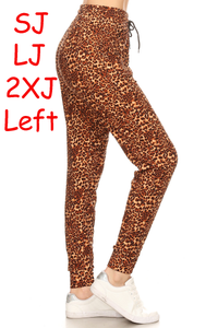 2471j Cheetah On Tan JOGGERS