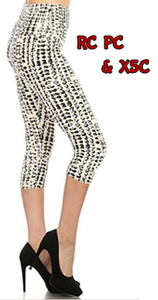 2502 Black Aztec on Ivory CAPRIS JV-D34B