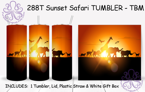 288T Sunset Safari TUMBLER - TBM