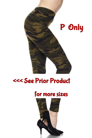289 Green Camo LEGGINGS JV-M30