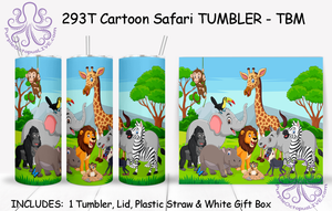 293T Cartoon Safari TUMBLER - TBM