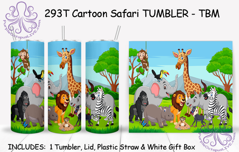 293T Cartoon Safari TUMBLER - TBM