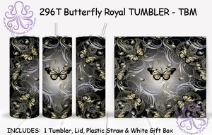 296T Butterfly Royal TUMBLER - TBM