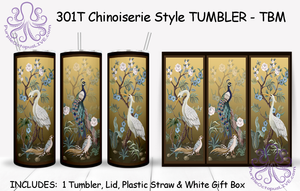 301T Chinoiserie Style TUMBLER - TBM