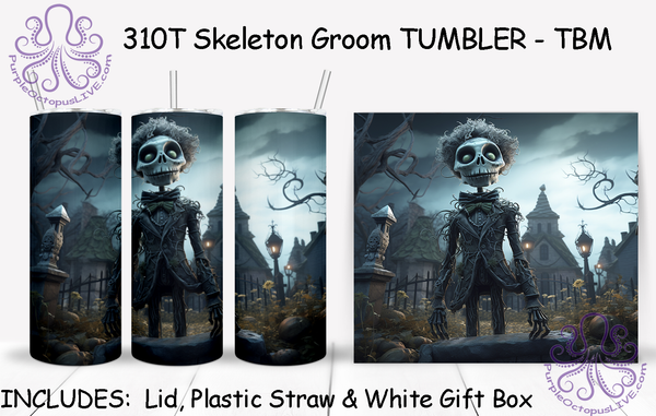 310T Skeleton Groom TUMBLER - TBM