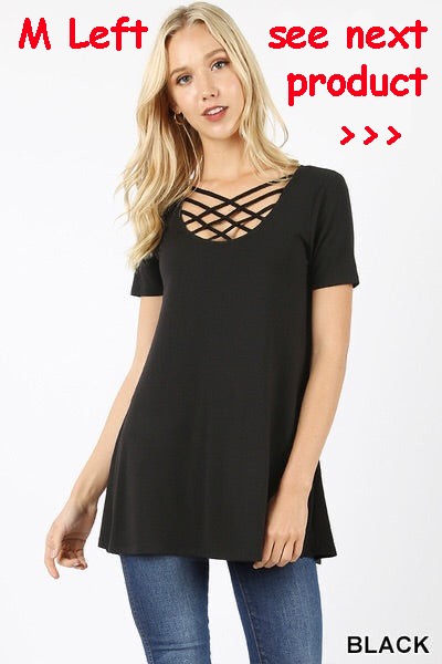 342 1/4S Triple Lattice TOP in BLACK