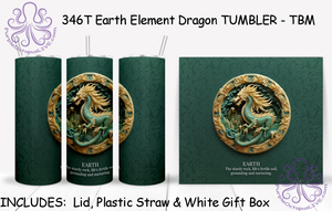 346T Earth Element Dragon TUMBLER - TBM