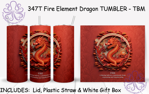 347T Fire Element Dragon TUMBLER - TBM