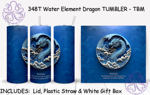 348T Water Element Dragon TUMBLER - TBM