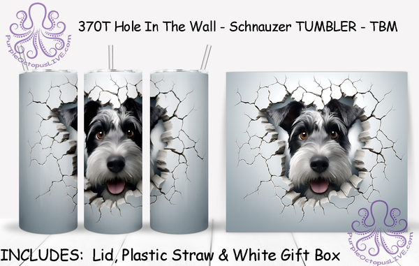 370T Hole In The Wall - Schnauzer TUMBLER - TBM