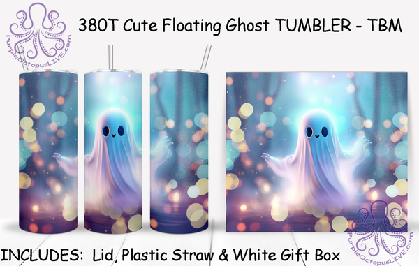 380T Cute Floating Ghost TUMBLER - TBM