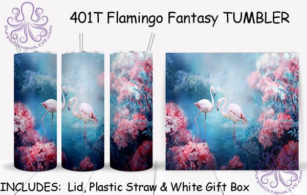 401T Flamingo Fantasy TUMBLER - TBM