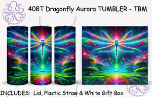 408T Dragonfly Aurora TUMBLER - TBM