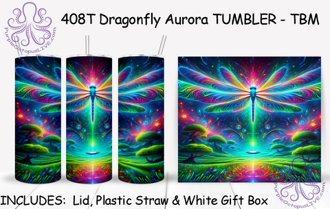 408T Dragonfly Aurora TUMBLER - TBM