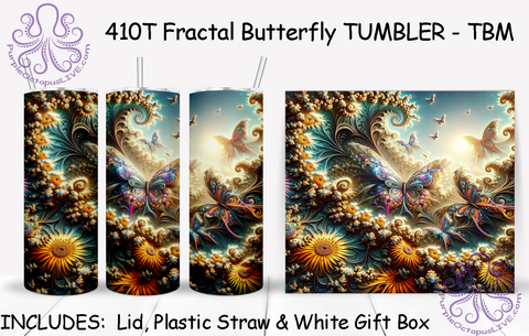 410T Fractal Butterfly TUMBLER - TBM