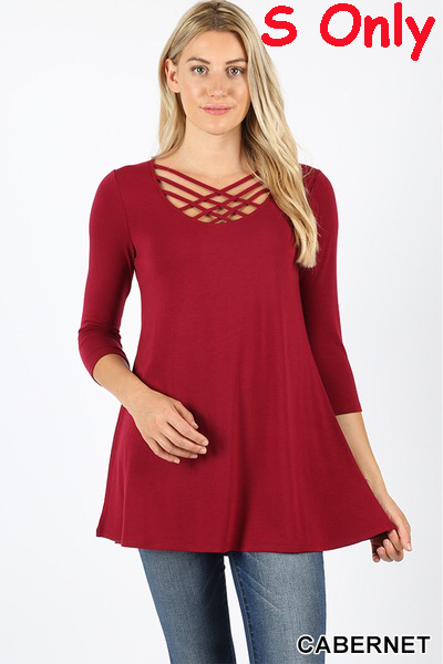 564 3/4S Triple Lattice TOP in CABERNET