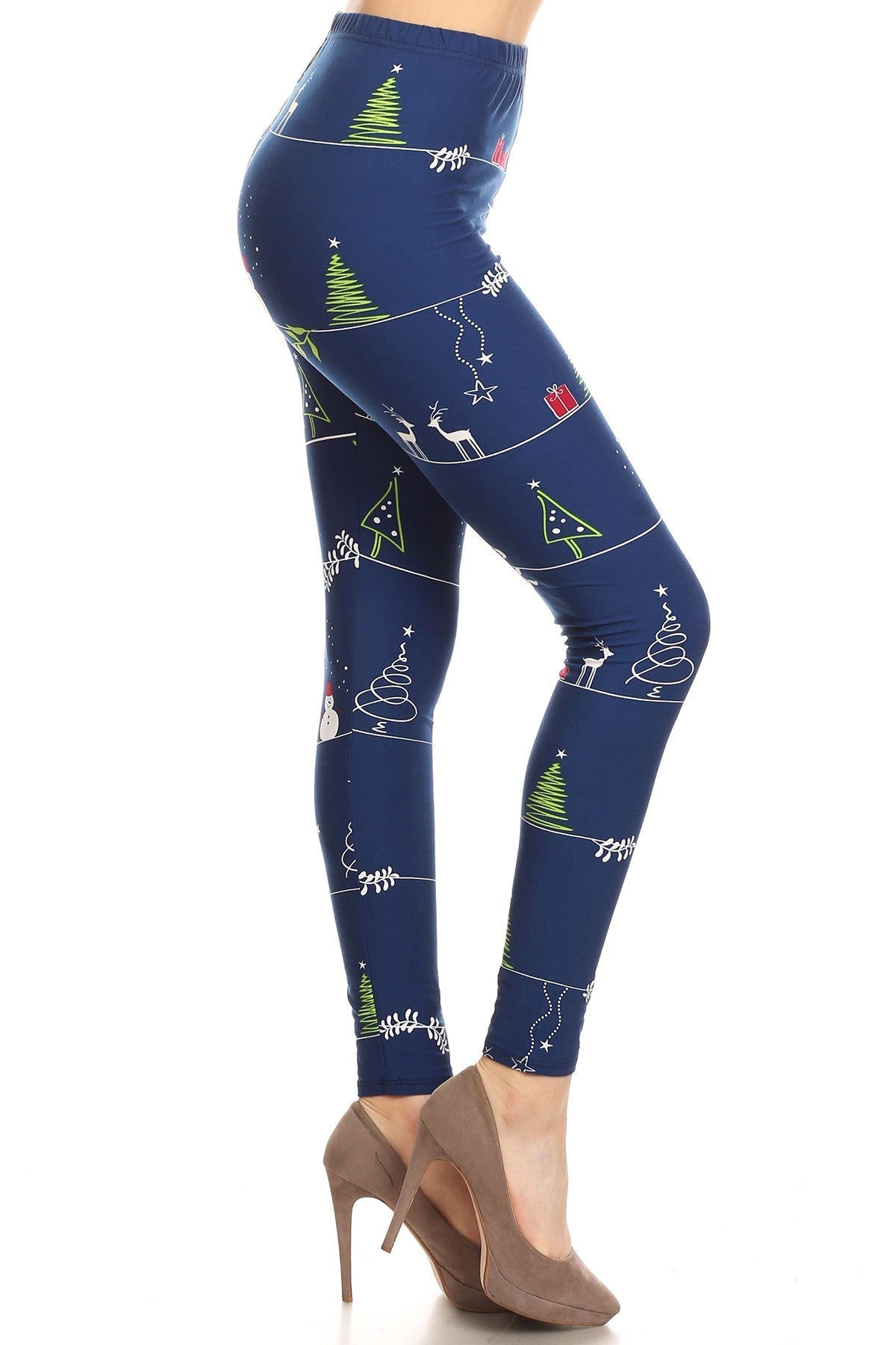 6039 Christmas Film Strip DESIGNER LEGGINGS or KIDS JV-M85