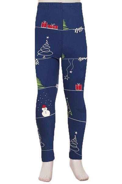 6039 Christmas Film Strip DESIGNER LEGGINGS or KIDS JV-M85