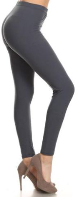 739 Charcoal SOLID 3X5X LEGGINGS