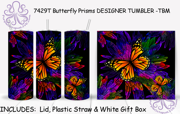 7429T Butterfly Prisms POD DESIGNER TUMBLER - TBM