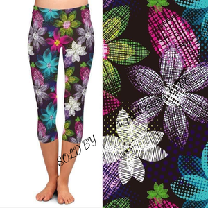 7740c Woven Floral DESIGNER CAPRI JV-T68A