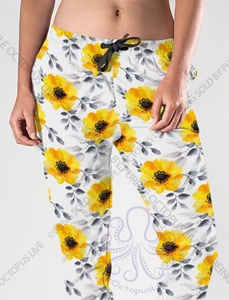 8013cj Golden Day Floral POD CAPRI JOGGERS JV-PBB