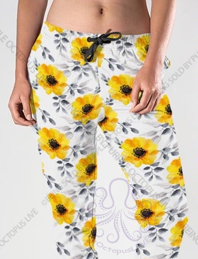 8013cj Golden Day Floral POD CAPRI JOGGERS JV-PBB